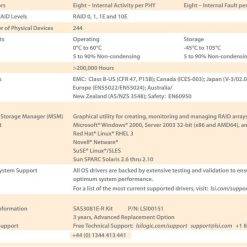 Card raid sas LSI 3081E-R B3