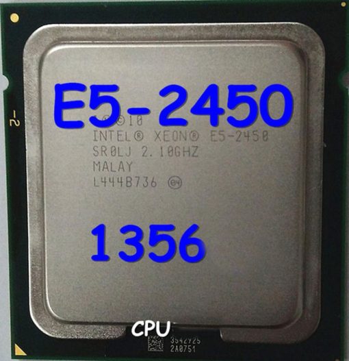 intel xeon E5-2450 20M Cache 2.1 GHz 8 lõi 16 luồng socket 1356