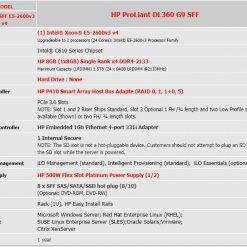 Máy chủ HP Proliant DL360 Gen9 E5-2600 V3 V4 DDR4 chính hãng