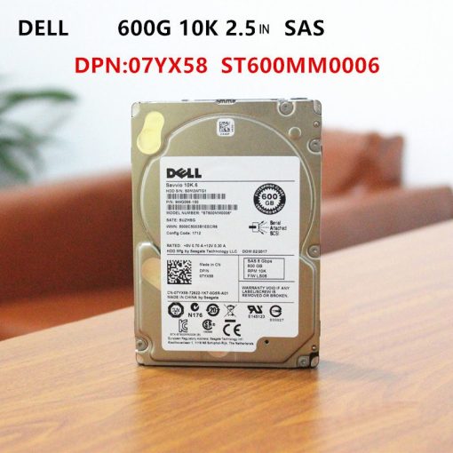 Ổ cứng HDD 2.5 inch Dell 600G sas 10k enterprise 6Gbps ST600MM0006 07YX58