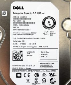 Ổ cứng HDD Dell 6TB 12G 7.2K 3.5 SAS ST6000NM0095 0RHVWG 256MB cache