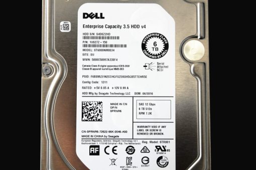 Ổ cứng HDD Dell 6TB 12G 7.2K 3.5 SAS ST6000NM0095 0RHVWG 256MB cache