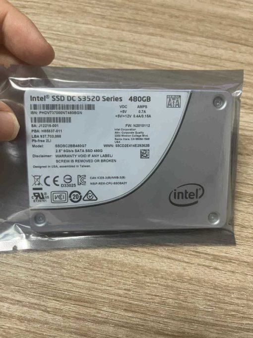 Ổ cứng SSD Intel DC S3520 480GB NAND MLC 2,5 inch SATA 6Gb/s